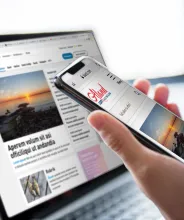 Redaktionella annonser på webben hos Ålandstidningen och Aland.com.