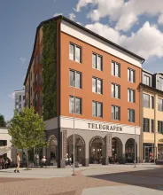 Gallerian Telegrafen i Mariehamn, exteriör.