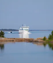 Ålandstrafikens skärgårdsfärjor trafikerar i Ålands skärgård.