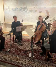 Ålands kammarensemble i Önningebymuseet.