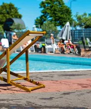 Poolområdet vid Hotell Arkipelag.
