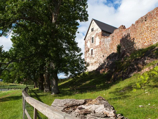 Kastelholms slott i Sund på Ålands landsbygd.