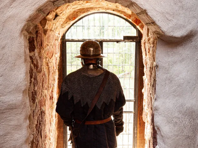 Riddare i Kastelholms slott.