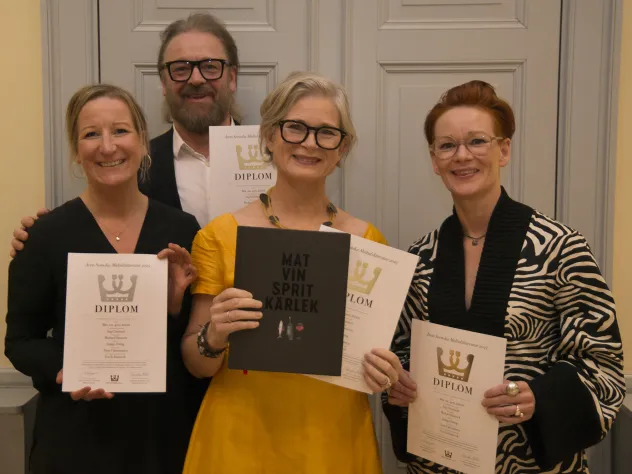 Indigos bok vann pris vid årets Svenska Måltidslitteratur 2025.