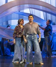 I huvudrollen för Katrina - en musikteater ser vi prisbelönta mezzosopranen Erica Back. 