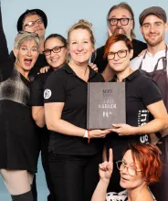 Hela gänget bakom Indigos bok "Mat Vin Sprit Kärlek".