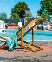 Poolområdet vid Hotell Arkipelag.