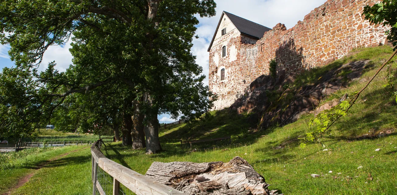 Kastelholms slott i Sund på Ålands landsbygd.