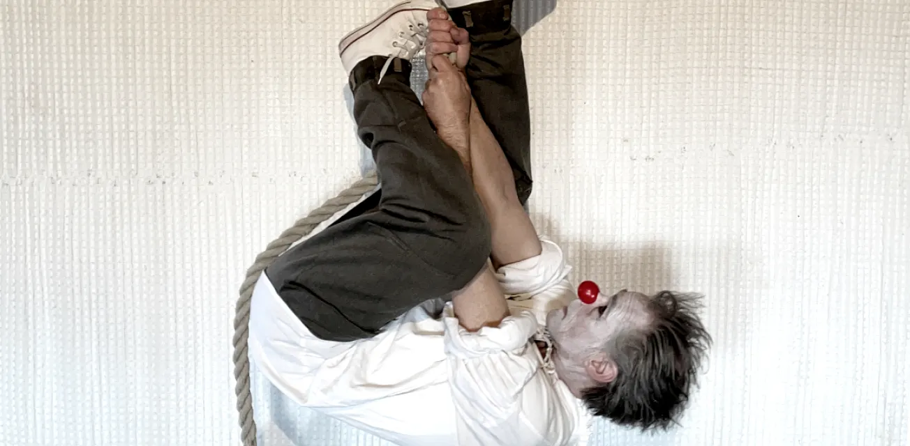 Enmansföreställningen Cyrano! som monolog med Nicklas Lantz och Teater Ofelia.