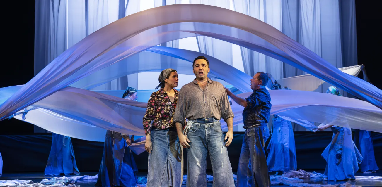 I huvudrollen för Katrina - en musikteater ser vi prisbelönta mezzosopranen Erica Back. 
