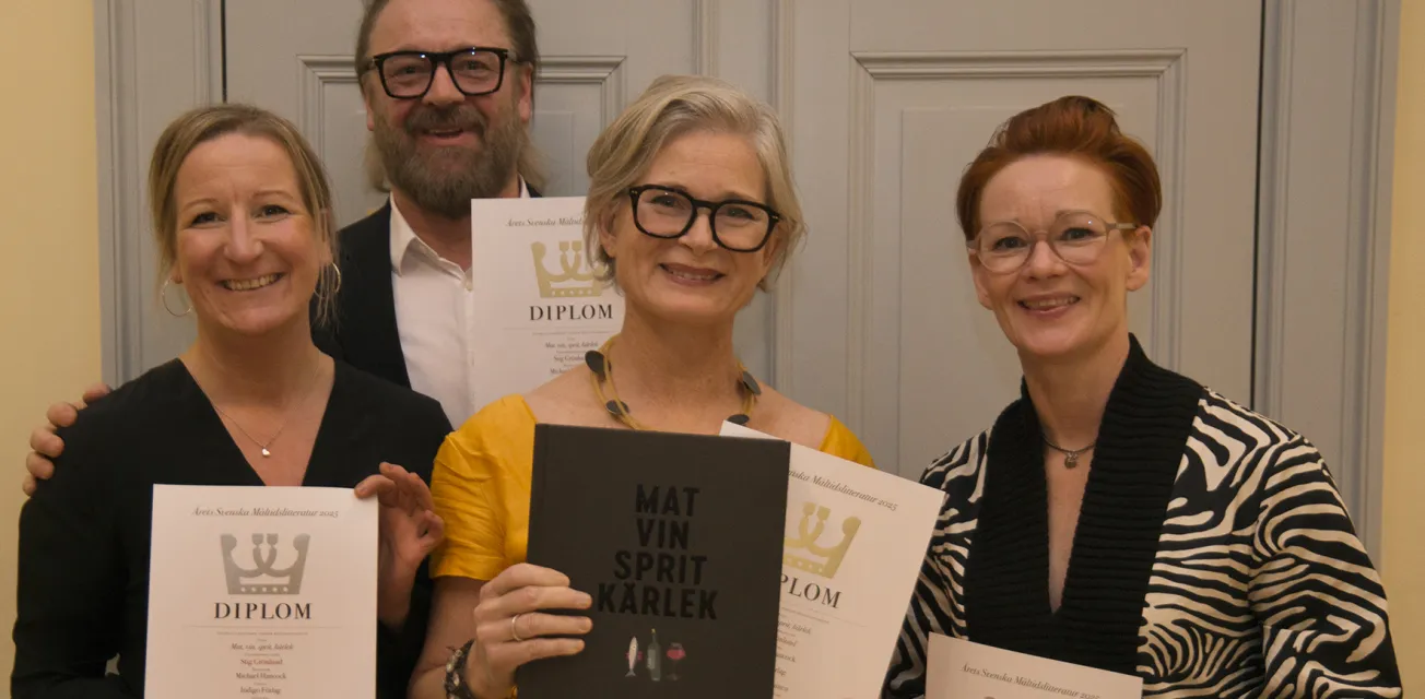 Indigos bok vann pris vid årets Svenska Måltidslitteratur 2025.