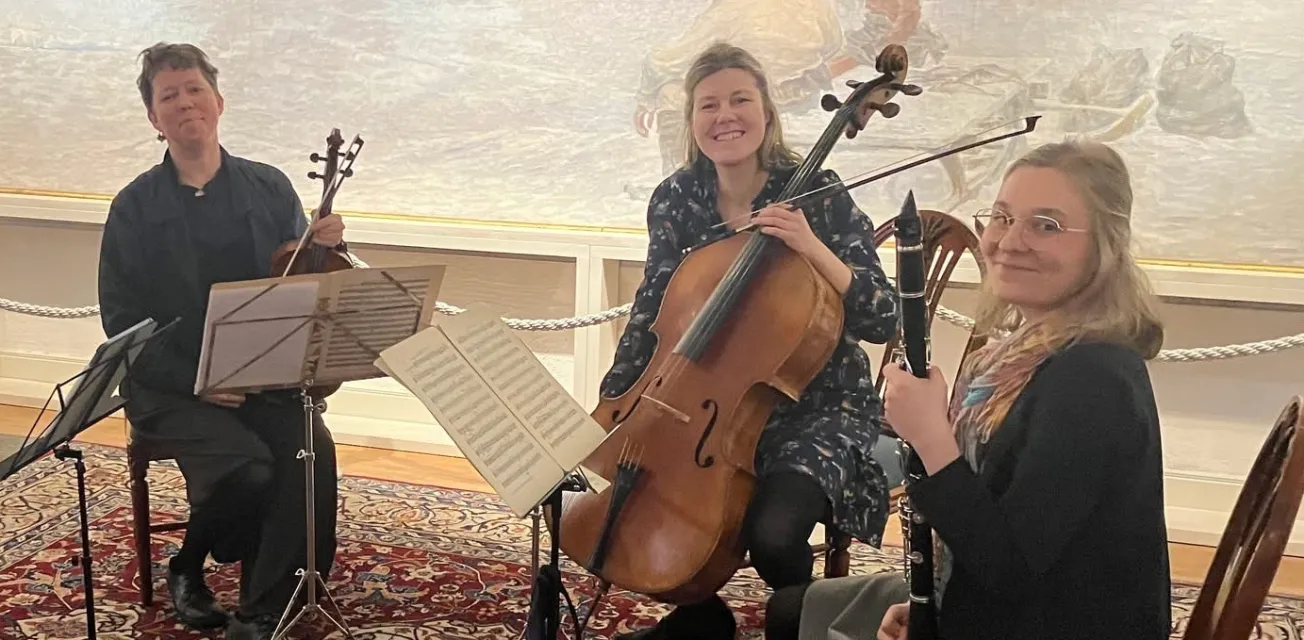 Ålands kammarensemble i Önningebymuseet.