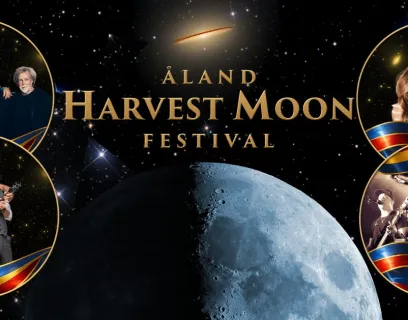 Harvest Moon Festival 2026, affisch med årets artister.