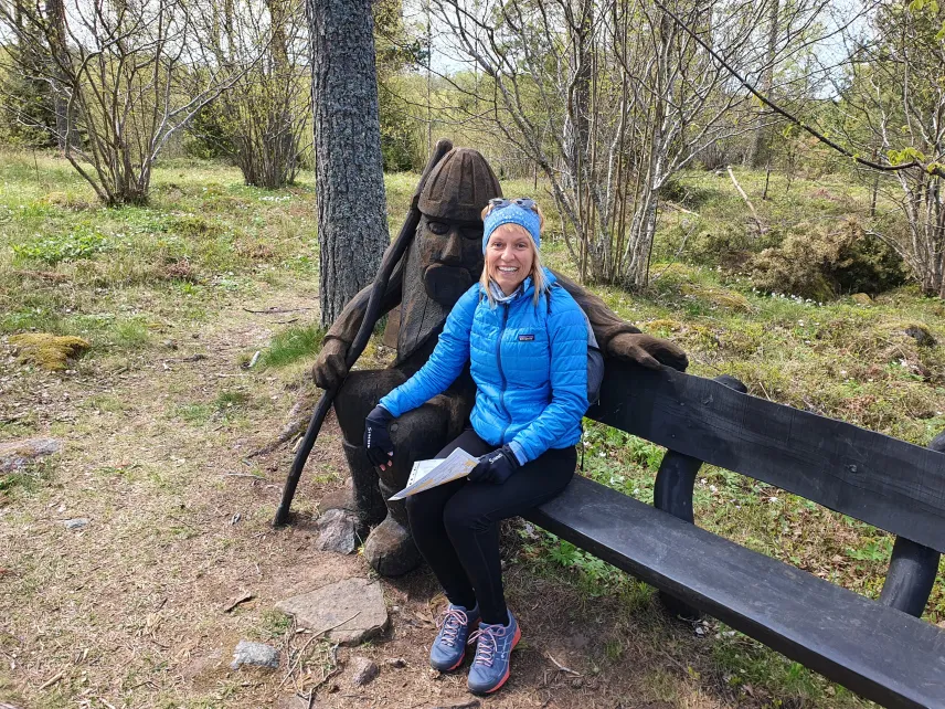 Anna Lampén-Boeving vid Borgboda