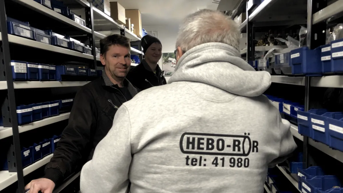 Personal vid Hebo-Rör