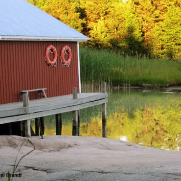 Båthus på Simskäla