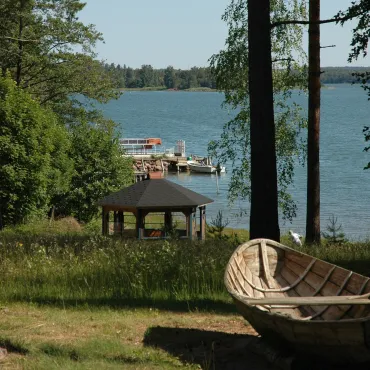 Vy över strand