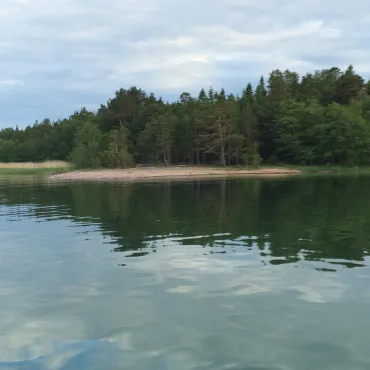 Vy från stranden.