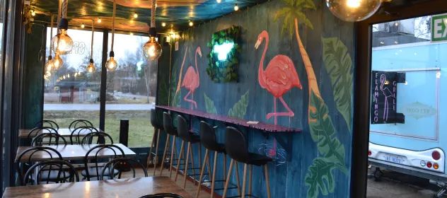 Flamingo Grill sittplatser