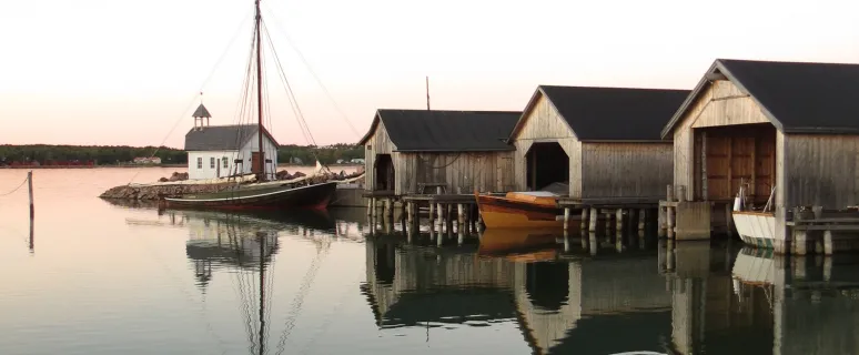 Sjöfararkapellet vid Sjökvarteret i Mariehamn.