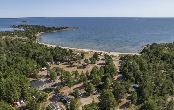 Resort Degersand med  havsbadet i Eckerö.